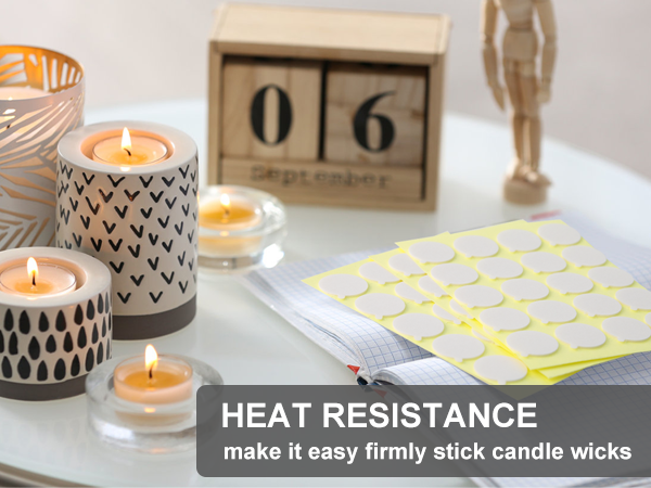candle wick stickers