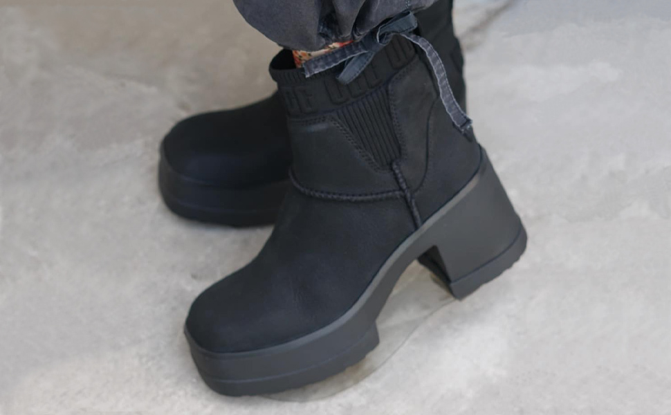 Amazon | [アグ] レディース W MOXY CHELSEA ブラック US6.5(23.5cm