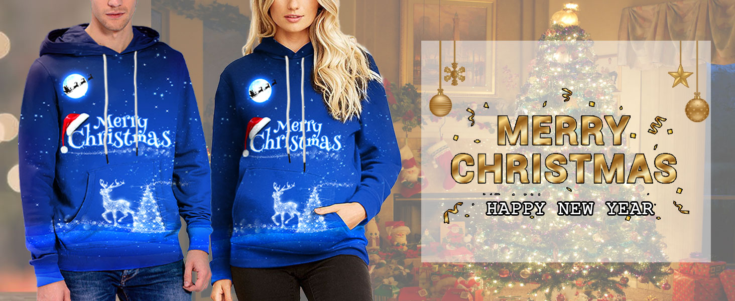 Christmas hoodies women