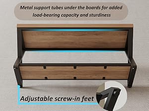 adjustable screw in feet