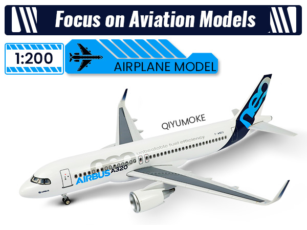 Amazon.com: QIYUMOKE 1/100 Scale A320 neo Prototype Model