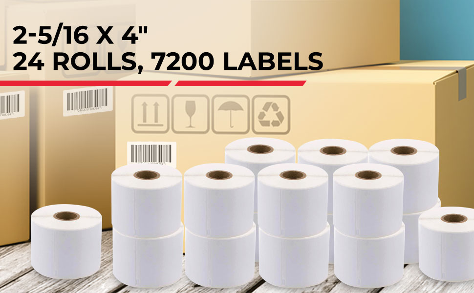 【visitfor】AnsDotsloevener DYMO 30256 LabelWriter Large Shipping Labels, 2-5/16