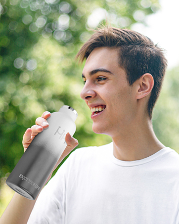 HoneyHolly Gourde INOX