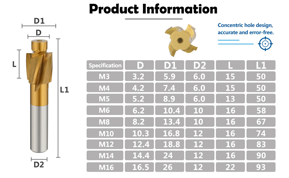 M35-4F-COUNTERSUNK-7PCS