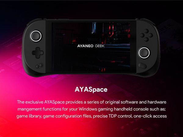 Nintendo Switch AYANEO GEEK 16GB + 512GB Ayaneo Geek Handheld PC Fantasy Black (6800U+16GB+512GB