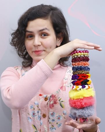 Scrunchie holder for lot of scrunchies