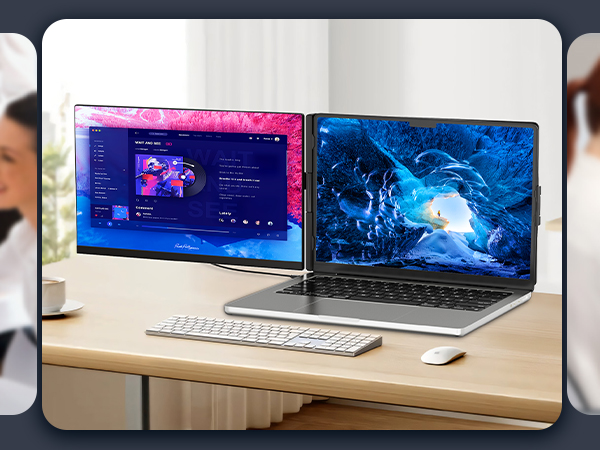 Amazon.co.jp: 【2025新型】デュアルモバイルモニター 15.6インチ FHD