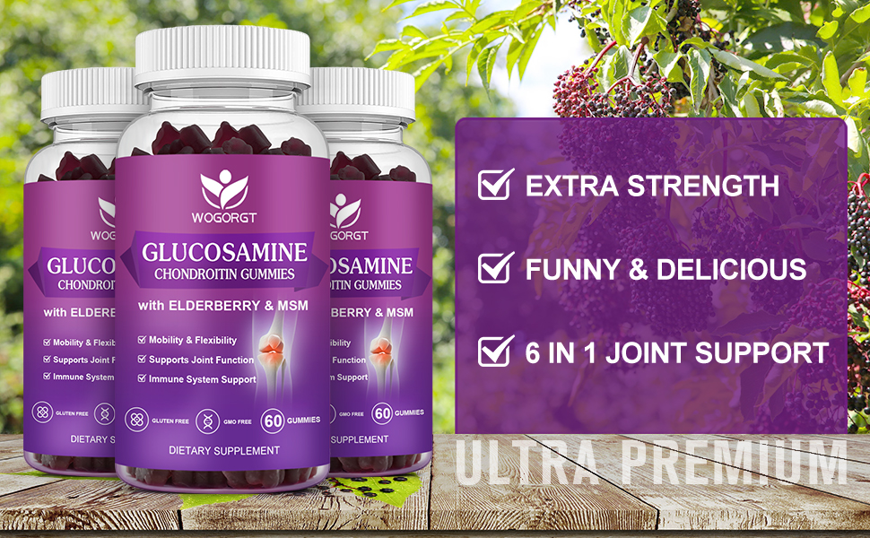 Glucosamine Chondroitin Gummies Joint Support