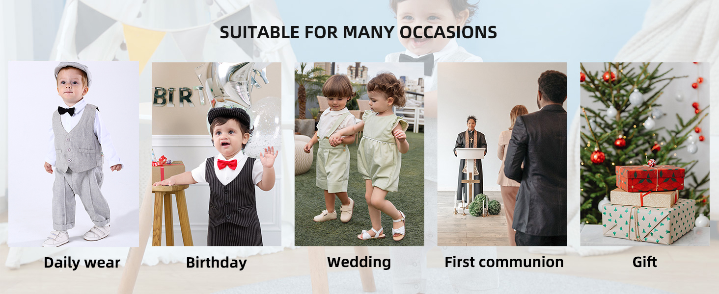 suitable for baptism, Easter, award ceremony, carnival, festivities, funeral, photo shoot,Christmas