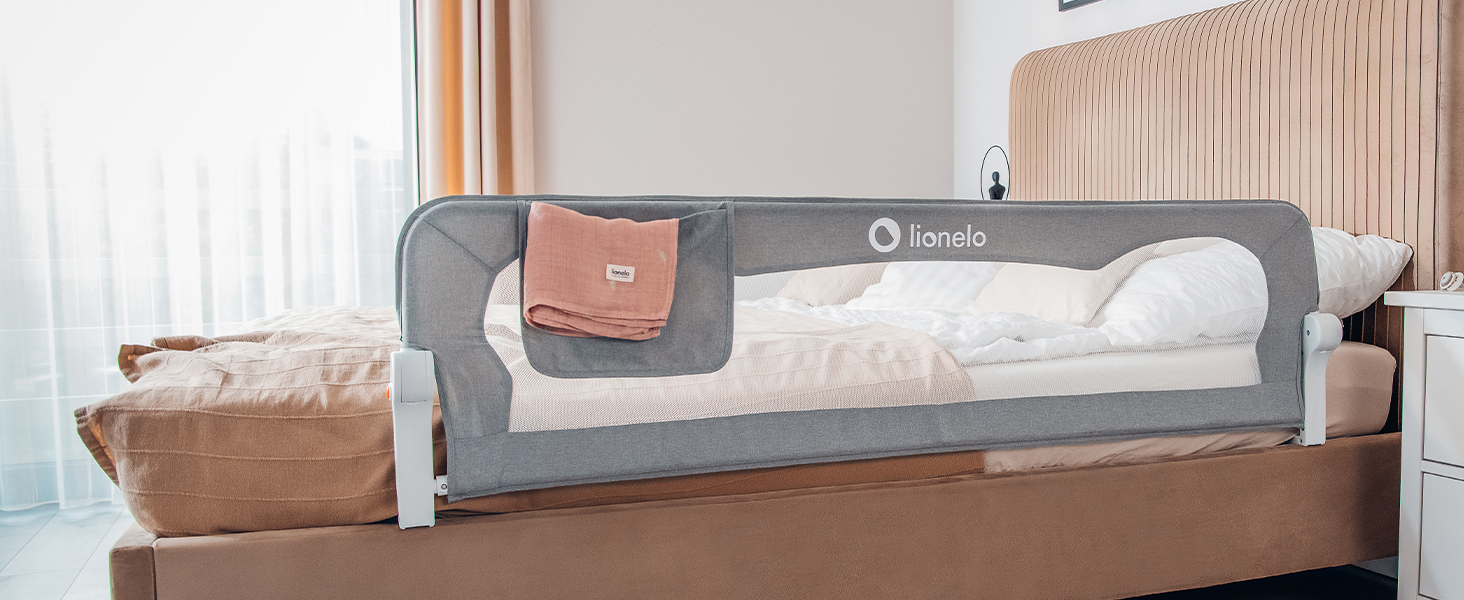 lionelo EVA Bed Rail Guard 150Lx42H cm Foldable 180