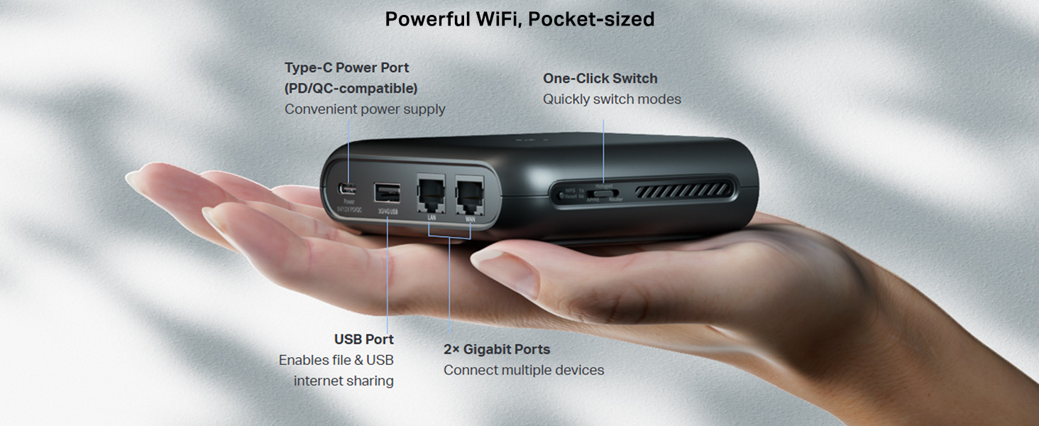TL-WR1502X AX1500 Wi-Fi 6 Travel Router