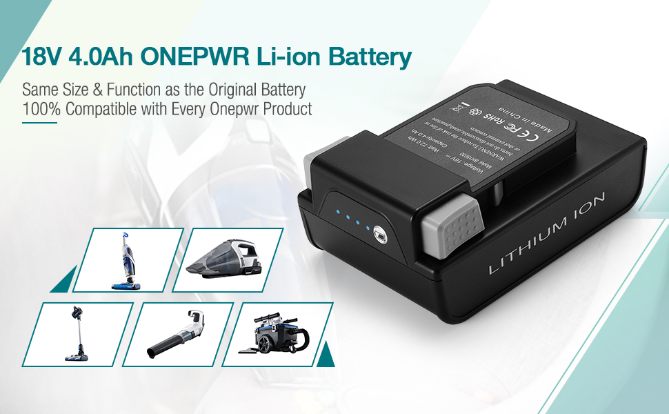 4.0Ah Replacement Battery for Lithium Ion Battery BH15030