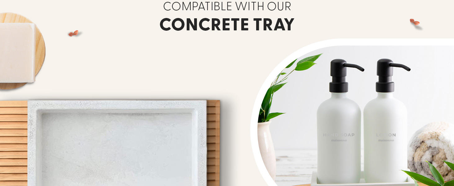 Glass Soap Dispenser with Pump