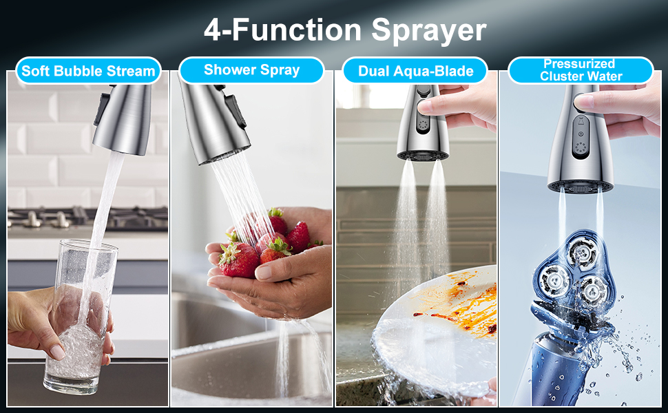 grifo de cocina extraíble