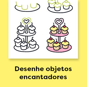 Como desenhar coisas fofas, Como desenhar paraísos encantados, Jardim secreto