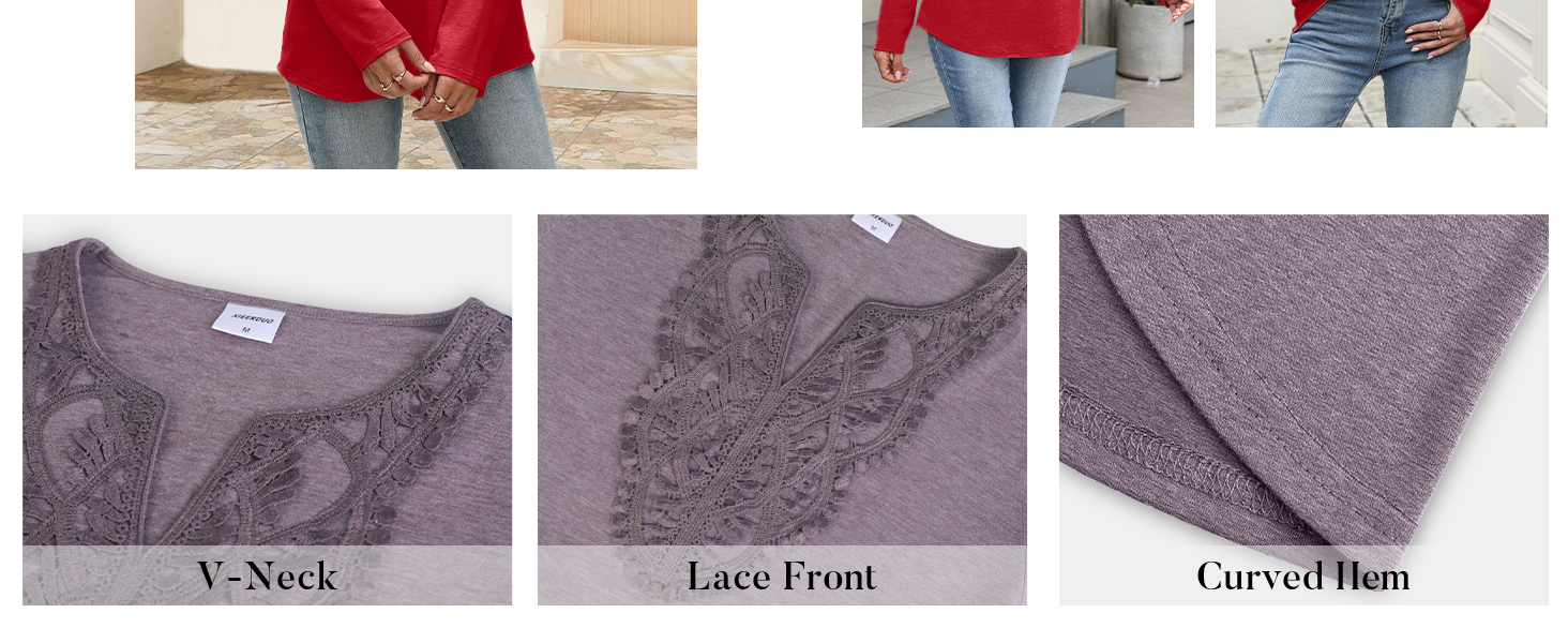 Womens Long Sleeve Tunic Tops Fall Clothes 2025 Trendy Business Casual Blouses Work Clothes Fashion