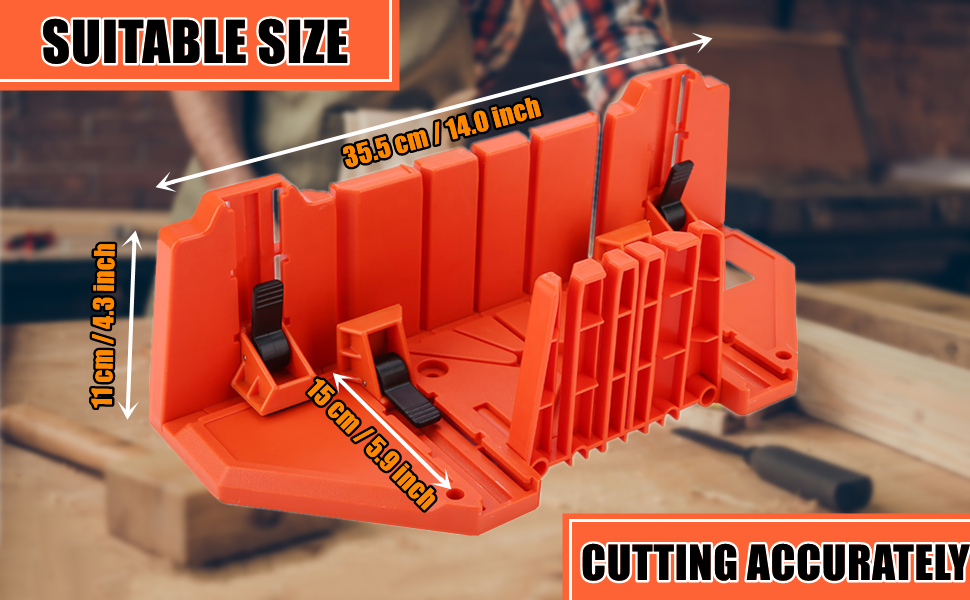 Yinhing Saw Mitre Box, Plastic Mitre Box Pruning Saw Wood