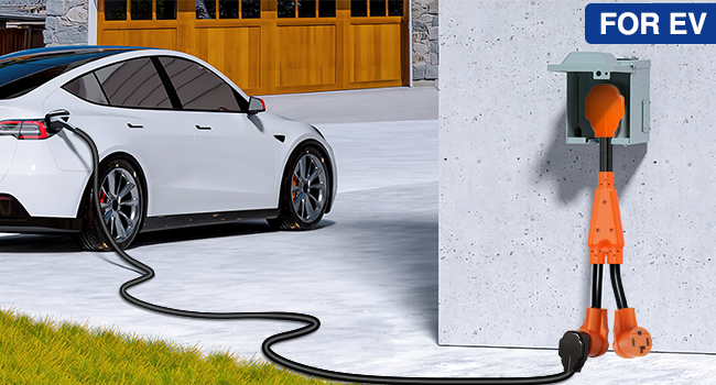 Nilight EV Dryer Y Splitter Adapter Cord