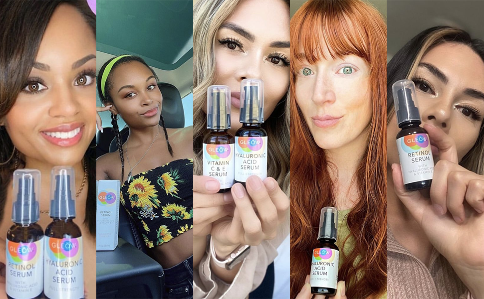 vit c serum with hyaluronic acid and retinol sueros faciales hydrolic acid serum for skin