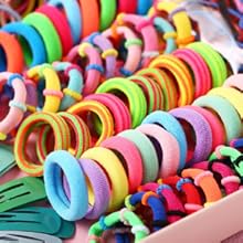 HCliptie 780 pcs Gift Set Hair Accessories Baby Little Girls Hair Clips Bows Ties Toddlers Barrettes