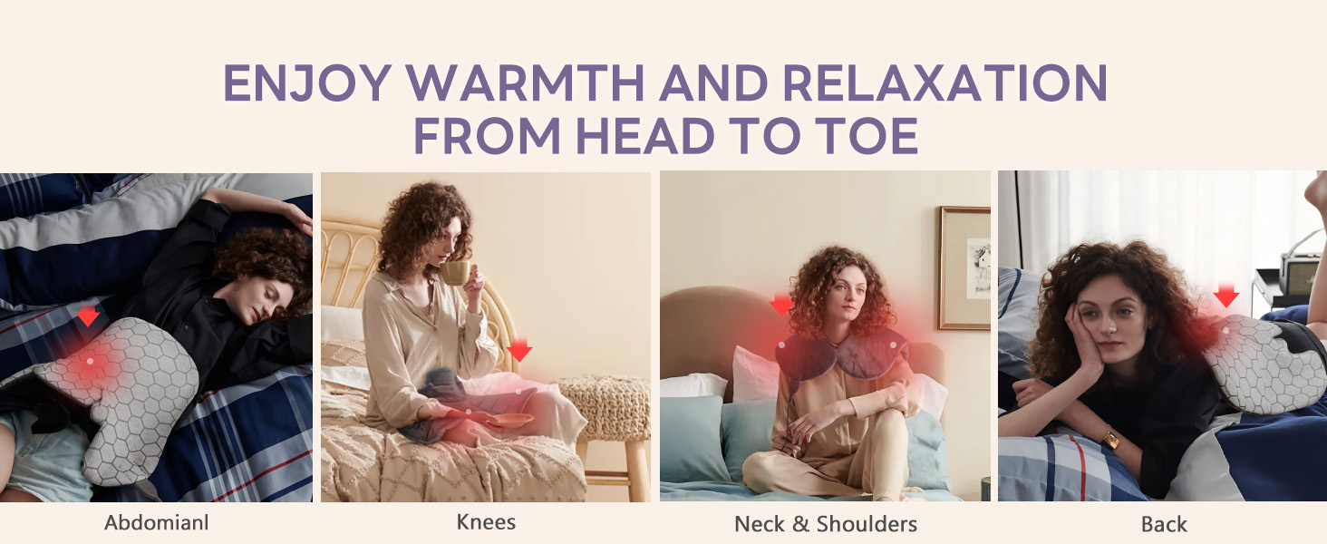 heating pad for neck and shoulders and back