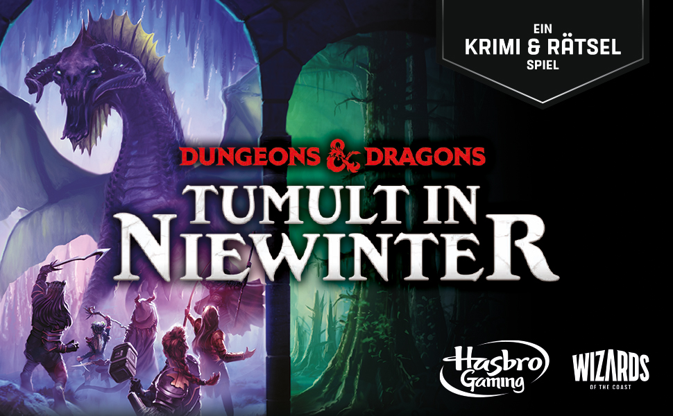 Dungeons & Dragons Tumult in Niewinter, EIN Krimi und Rätselspiel, D&D Escape Room Brettspiel Dungeons & Dragons Tumult in Niewinter, EIN Krimi und Rätselspiel, D&D Escape Room Brettspiel