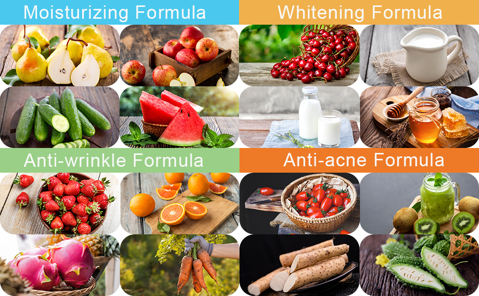 Face Mask Maker, TOPQSC Face Mask Machine with 30 Pcs Collagen, Smart