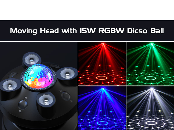 Amazon.co.jp: SEBRUANC 70W ステージライト 9LED ムービング