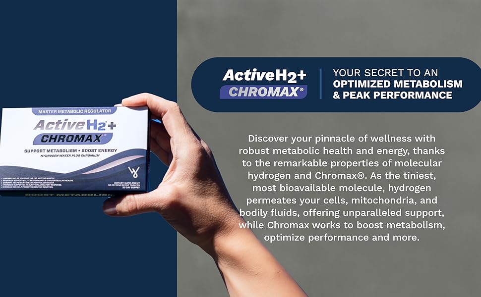 Active H2 Chromax Support Metabolism Boost Energy