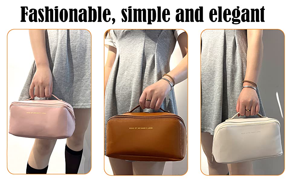 Large Capacity Travel Cosmetic Bag, Multifunctional Storage Makeup Bag