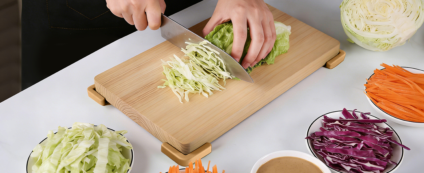 Silicone non-slip feet for cutting board