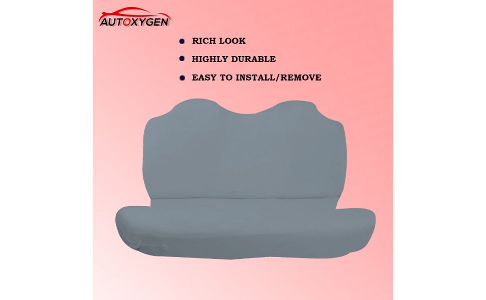 AUTOXYGEN Car Towel Seat Cover Accessories Front & Rear 100 Pure