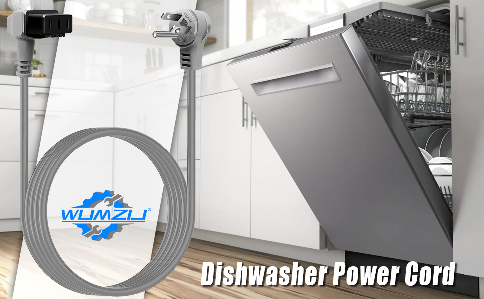 Dishwasher Power Cord Compatible with Bosch 300 500 800