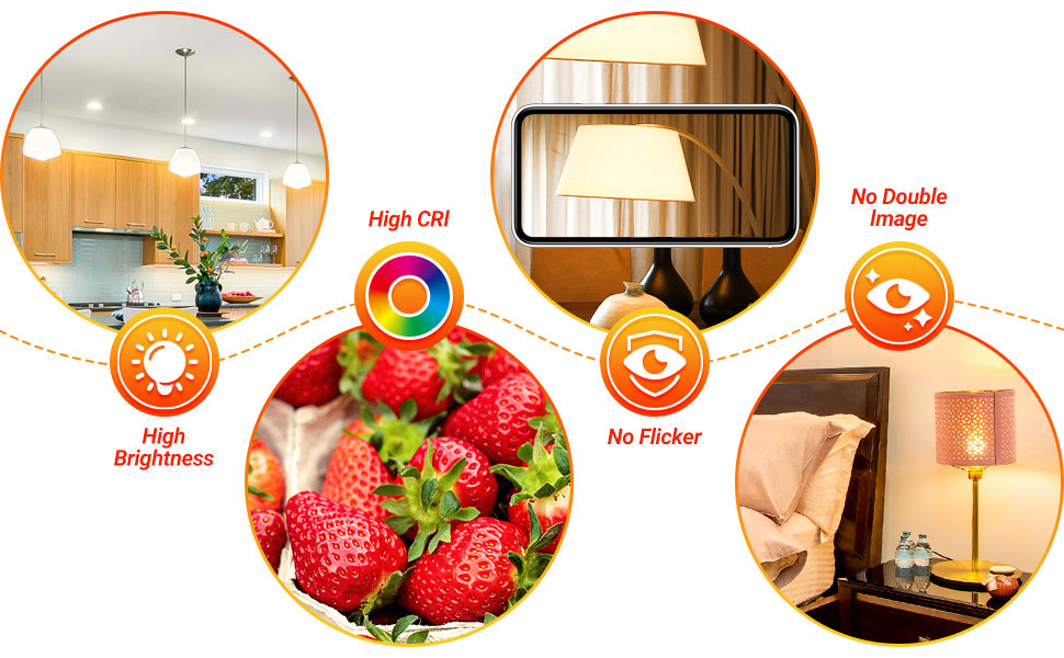 G25 LED Globe Light Bulbs Dimmable