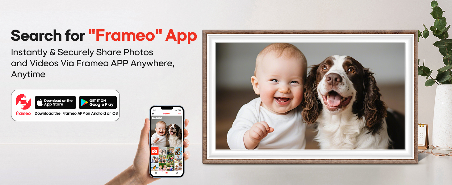 Search for Frameo App