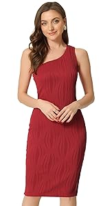 Allegra K ワークシースドレス クルーネック ペンシルビジネス Allegra K Women's Striped Crew Neck Sleeveless A-Line Midi