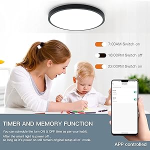 Timerfunktion: Sie Können sterbe ein und Außenschaltzeit nach Ihren Wünschen Planen.