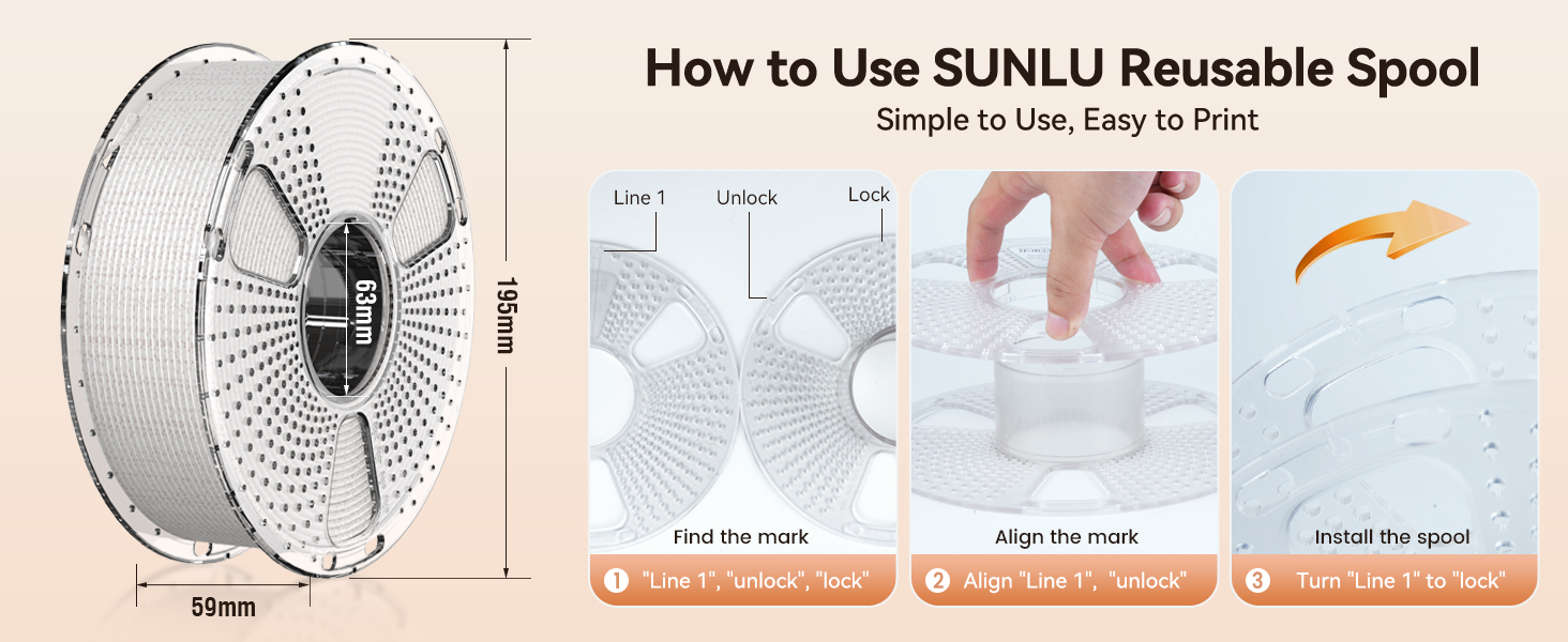 sunlu 3d printer filament marble pla filament high speed