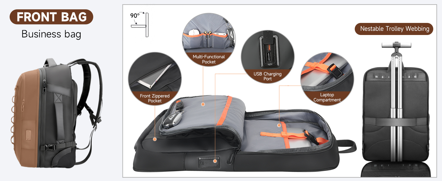 backpack and carry on luggage set