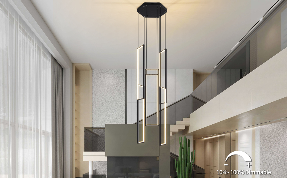 high ceiling chandelier