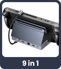 Steam Deck oled 1TB＆UGREEN 9-IN-1ハブ Amazon.com: UGREEN Steam Deck Dock 9-in-1 USB C Docking