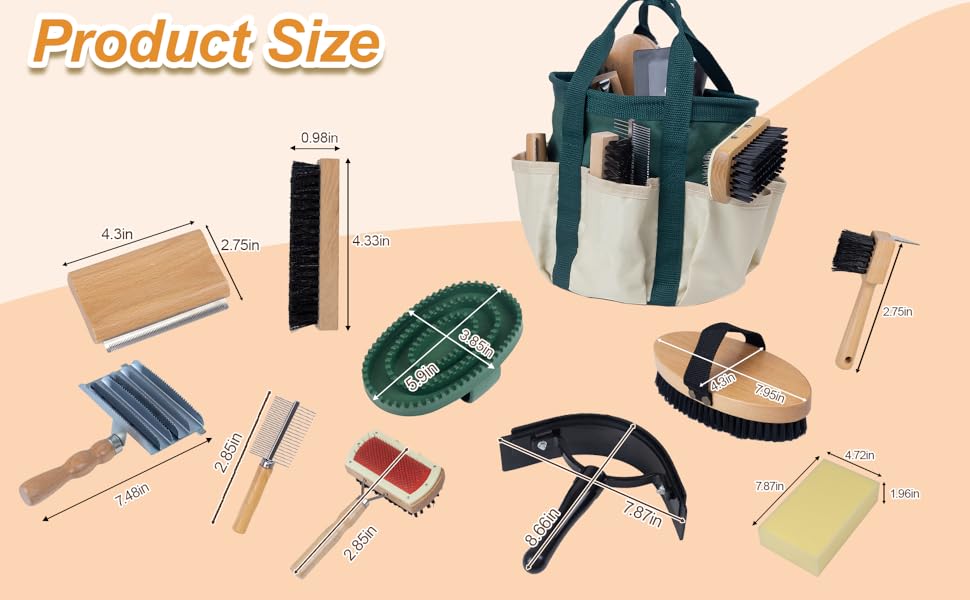 horse grooming kit