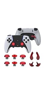 【ほぼ新品】PS5 スマートトリガー＆背面4パドル＆高さ三段階サムスティック Amazon.co.jp: PS5 Edgeコントローラー用メタルサムスティック