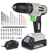 PHALANX 20V Cordless Drill Set - Multifunctional 3-in-1 Power Drill Set with Battery and Fast Cha...