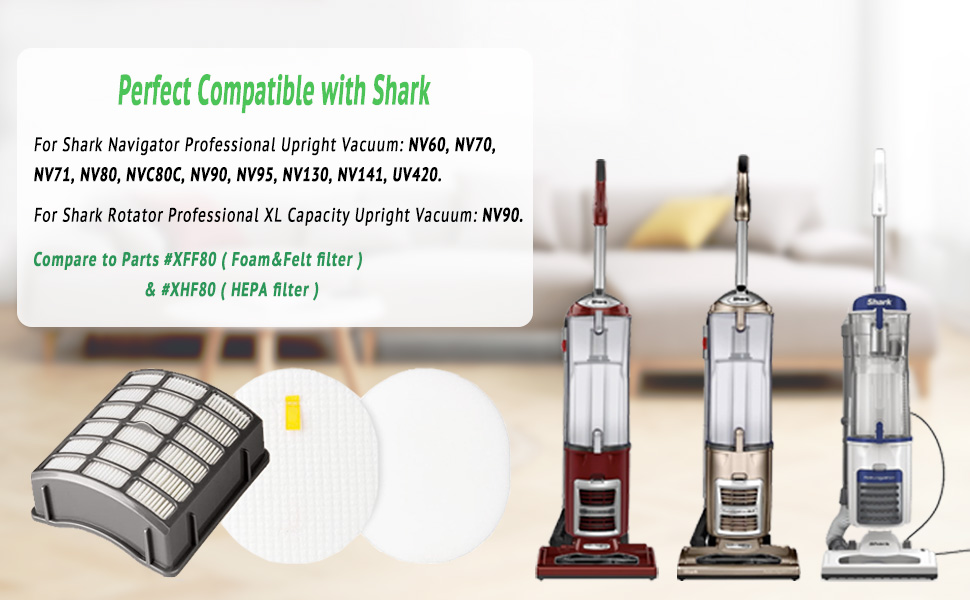 Filter Replacement Parts for Shark Navigator Professional
