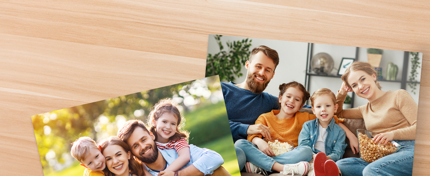 Stunning borderless prints up to 8.5" x 11"