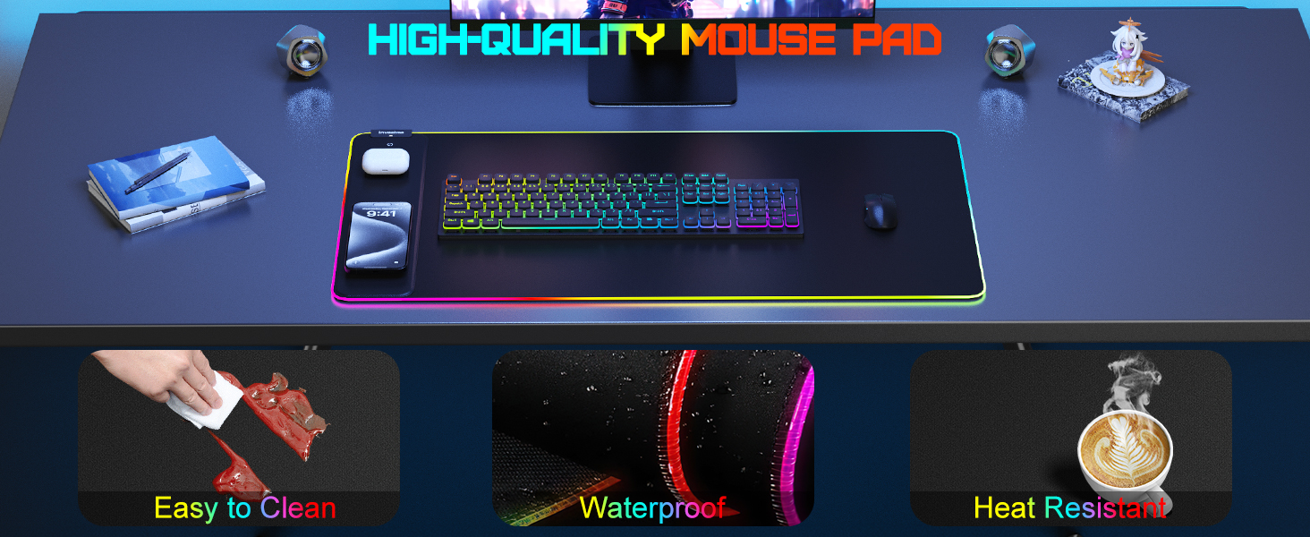 mousepad with RGB light