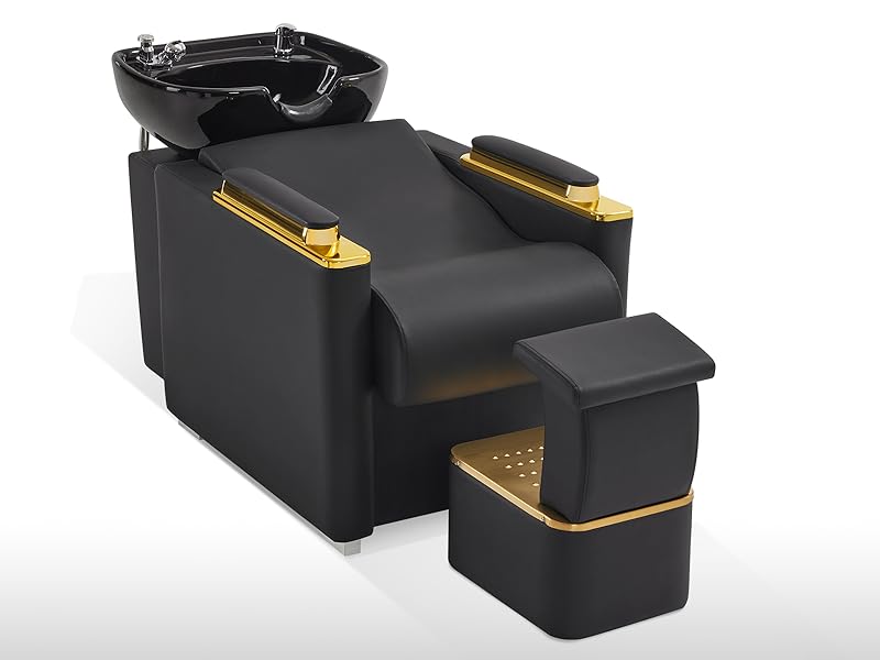 Amazon.com: BarberPub Backwash Shampoo Station Chair with