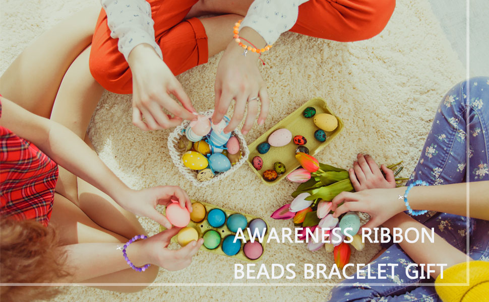 Ribbon Beads Bracelet Gift