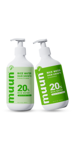 rice water shampoo and conditioner